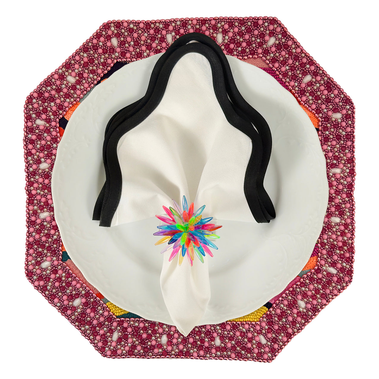 Starstruck Beaded Placemat, Set of 2