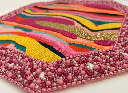 Starstruck Beaded Placemat, Set of 2