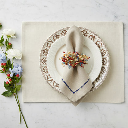 The Golden Beach Napkin Ring, Set of 4