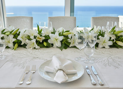 White Small weave Rectangle Placemat, Set of 4