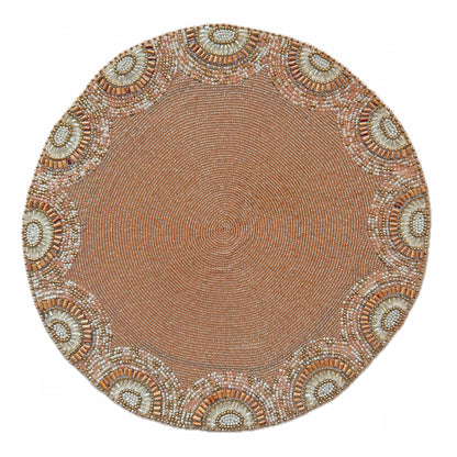 Sunblush Beaded Placemat , Set of 2