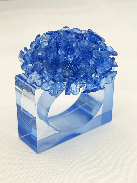 The Forget-Me-Not Napkin Ring, Set of 4