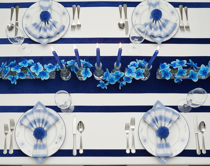 The Forget-Me-Not Napkin Ring, Set of 4