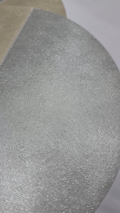 Samples Sparkle Reversible Placemat in Silver & Gold, x 4