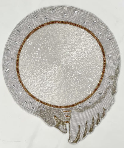 The Swan Lake Beaded placemat, 1 piece