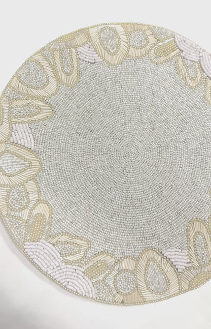 Paris beaded placemat