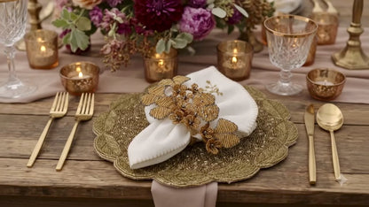 Aurelia beaded placemat - Set of 2