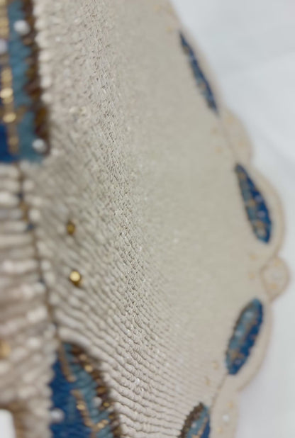 The Feathers Beaded placemat, Set of 2
