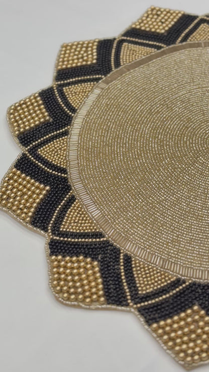 The Jazz Beaded placemat, Set of 2