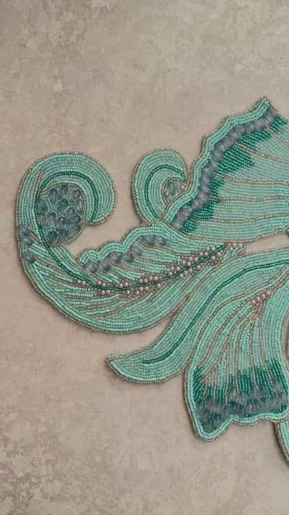 Whispers Beaded Runner , Set of 1
