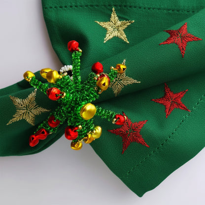 The Christmas Tree Napkin Ring, Set of 4