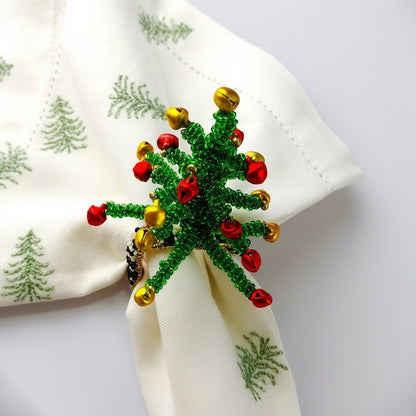 The Christmas Tree Napkin Ring, Set of 4